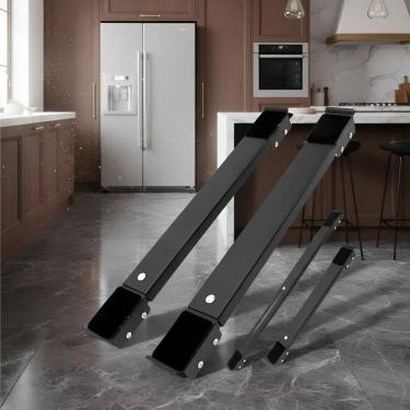 Imagem de Suporte Com Rodinhas Geladeira Fogão Freezer Maquina Lavar