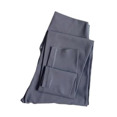 Imagem de tincolia Leggings esportivas de alta elasticidade para ioga fitness levanta bumbum controle de barriga e treino à prova de agachamento - cinza escuro-P