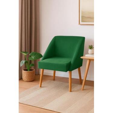 Imagem de Cadeira Decorativa Liz Suede para Sala salão recepção escolha sua cor.