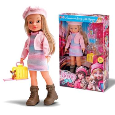 Imagem de Bonecas Beverly Girls Unicórnio Pet Lover Brinquedo Meninas, Pet lover