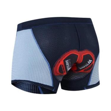 Imagem de Shorts De Ciclismo Masculinos Acolchoados WOSAWE: Proteção Antichoque 