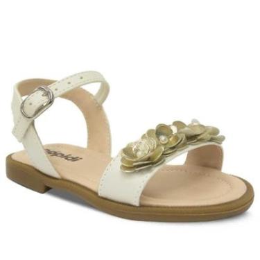 Imagem de Sandália Rasteira Infantil Menina 22ao27 Flor Festa 04.100i-Feminino