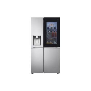 Imagem de Geladeira LG Frost Free 598L Side by Side Inverter GC-X257CSH Tecnologia InstaView e Uvnano Aço Escovado