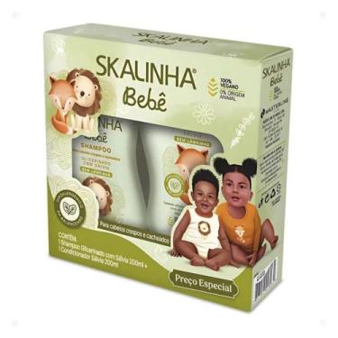 Imagem de Kit Shampoo e Condicionador Para Bebe 200ml glicerin Salvia Skalinha