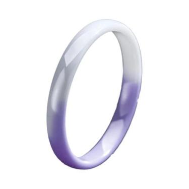 Imagem de Aliança De Casamento Hipoalergênica De Cerâmica 3mm De Largura Anel Mi