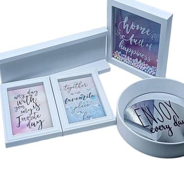 Imagem de Kit Completo Decoração Com Prateleira Espelho Quadro E Porta Retrato