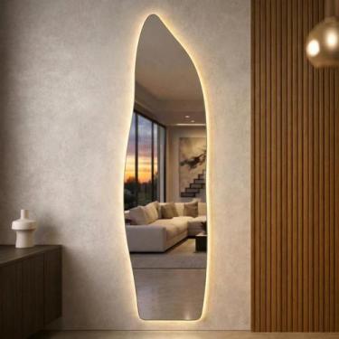 Imagem de Espelho Organico Magnus 150cm Led Touch 3 Cores Parede - LOPAZZI