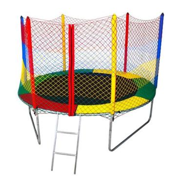 Imagem de Pula Pula Cama Elástica 2.44 Fechamento com Ziper Alta Resistência SUP