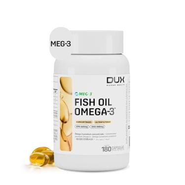 Imagem de DUX HUMAN HEALTH Fish Oil Ômega‑3 180 Cápsulas – Suplemento com EPA e DHA, Ultra Concentrado, Sem Glúten e Sem Lactose