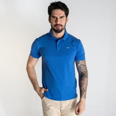 Imagem de Camisa Polo Tommy Jeans Azul-Masculino