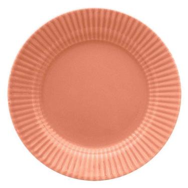 Imagem de Jogo De 6 Pratos Rasos 24 Cm Canelé Salmão