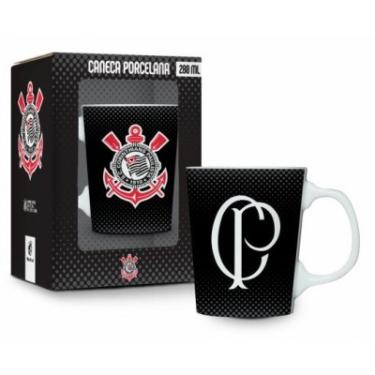 Imagem de Caneca Corinthians Porcelana Premium Símbolo 260ml Oficial-Masculino