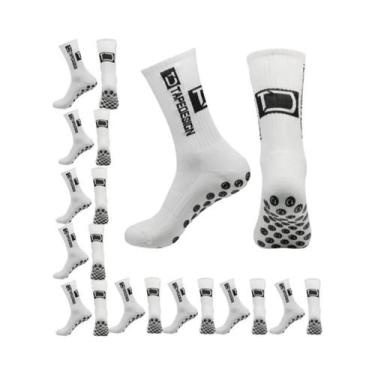 Imagem de Meias Esportivas Masculinas E Femininas Antiderrapantes Até a Panturri