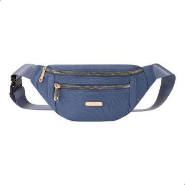 Imagem de Pochete 2 Compartimentos Externo 1 Interno 30x14x7cm Porta Celular Doc