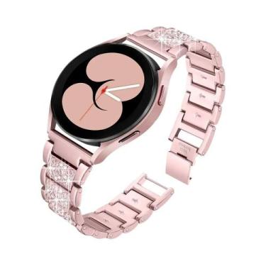 Imagem de Pulseira De Metal Com Diamantes De 20mm 22mm Para Samsung Galaxy Watch