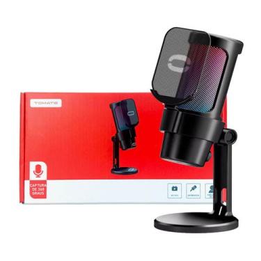 Imagem de Microfone De Mesa Condensador Rgb Usb - Nilo-imports