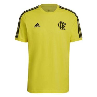 Imagem de CAMISETA MASCULINA ADIDAS FLAMENGO 3S GR4288 AMARELA-Masculino
