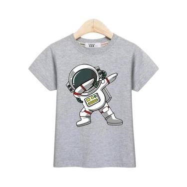 Imagem de Camiseta De Verão Para Meninos, Camiseta Com Desenho De Nave Espacial,