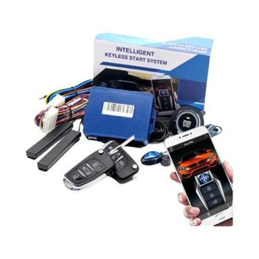 Imagem de Alarme Automotivo Universal Antifurto Com Trava Central E Botão De Par