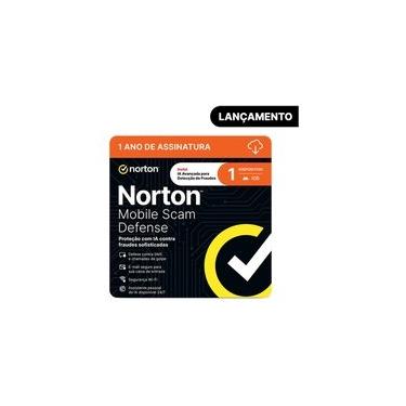 Imagem de Antivírus Norton Mobile Scam Defense, 1 Dispositivo, 12 Meses, Proteção Contra Golpes,...