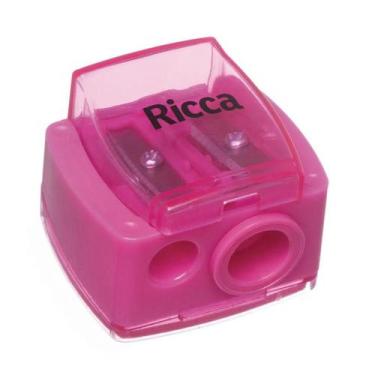 Imagem de Apontador Ricca Para Lápis de Maquiagem Rosa Cód.823 - BELLIZ COMPANY