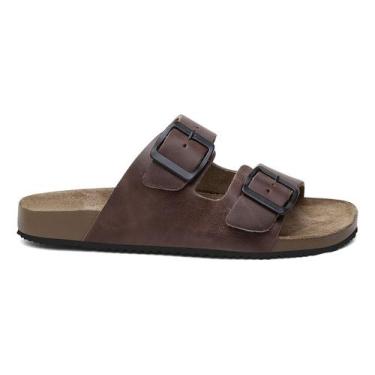 Imagem de Papete Couro An Masculino Porta Cartão E Cinto - AN Boots, Fossil cafe
