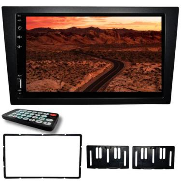 Imagem de Central Multimidia Mp5 Meriva Painel Moldura 2 Din Preto - Ultron