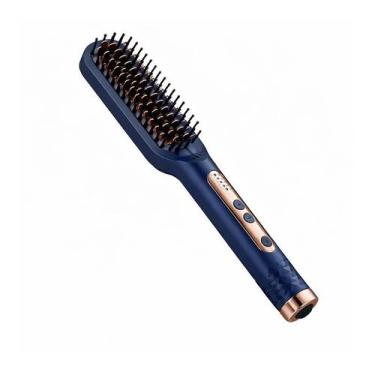 Imagem de Escova Alisadora Azul Bivolt Reduz o Frizz Liso Perfeito - B2, Bivolt