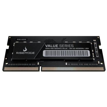Imagem de Memória RAM para Notebook Rise Mode Value Series, 4GB, 1600MHz, DDR3, CL11 - RM-D3-4G16...