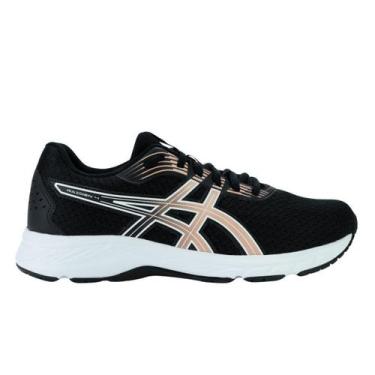 Imagem de Tênis Asics Raiden 4 Feminino, Preto, Dourado, 35