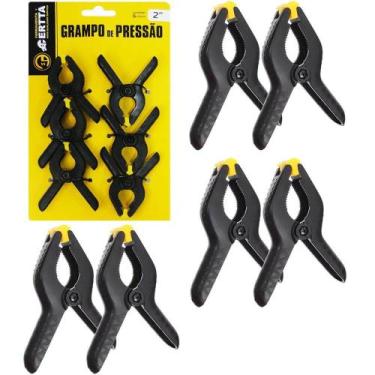 Imagem de Grampos multiuso de plastico 2'' com 6 pecas na cartela - CASCAVEL