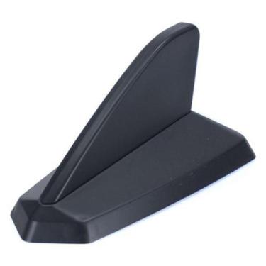 Imagem de Antena para Carro Decorativa Universal Tubarão Preta Fosco Sem Led Ser