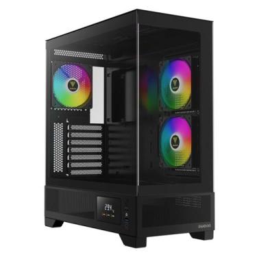 Imagem de Gabinete Gamer Gamdias Atlas M1 3 Fans ARGB MidTower Frental/Latera  V