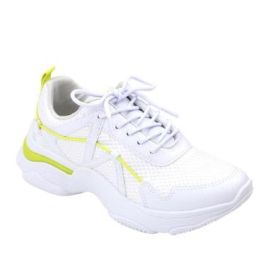 Imagem de Tênis Casual Feminino Dad Sneaker Chunky Ramarim 22-74204, Branco, 38