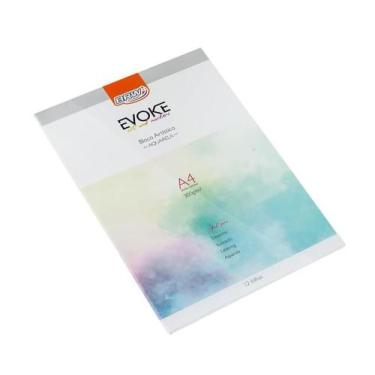 Imagem de Bloco artistico aquarela a4 300g/m 210mmx297mm evoke art and markers p