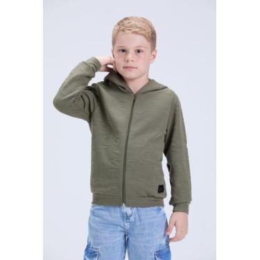 Imagem de Jaqueta Infantil Masculina de Inverno Jaquard 3D - Vida Costeira Ofici