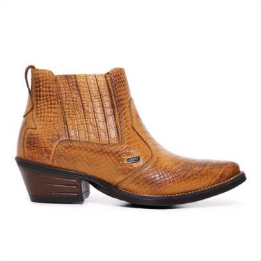 Imagem de Bota country masculina bico fino feminina couro legitimo 4s - 4ssss, C