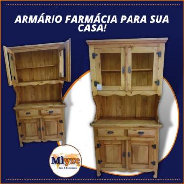 Imagem de Armário Farmácia Rústico - Miyze 