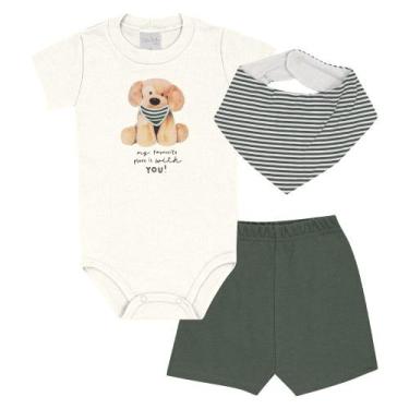 Imagem de Conjunto Bege Bebê Pulla Bulla Menino - 53270-1271, Bege, P