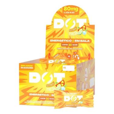 Imagem de DOT Energético em bala Display com 30 sachês, citrus