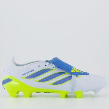 Imagem de Chuteira Adidas Predator League Campo Cinza e Verde, 41