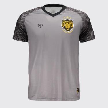 Imagem de Camisa Onça Amazonas Treino 2025 Cinza, EG