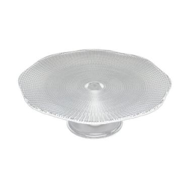 Imagem de Prato de Bolo com pe Eternity  32 cm - Vylux
