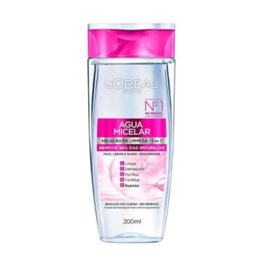 Imagem de Água Micelar L'Oréal Paris 200ml Limpeza Facial 5 em 1 - Loreal