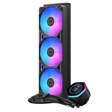 Imagem de Water Cooler Masterliquid ATMOS II LCD 240 ARGB Preto MLX-D24M-A25SZ-L