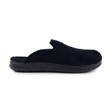 Imagem de Pantufa Feminina Pegada Atoalhada Preta - 266001, 37, Preto