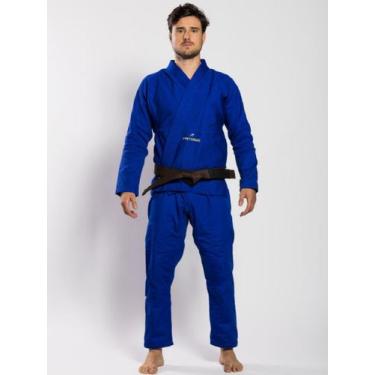Imagem de Kimono de Jiu-Jitsu Pretorian First New - Unissex - Azul Tamanho:A2Cor