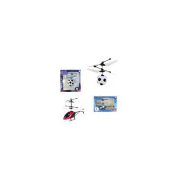Imagem de Kit Bola Voadora Helicóptero Controle Remoto Drone Infantil