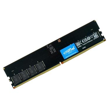 Imagem de Memória RAM DDR5 32GB 5600MHZ CT32G56C46U5 Latência CL46 Baixo Consumo Crucial Basics
