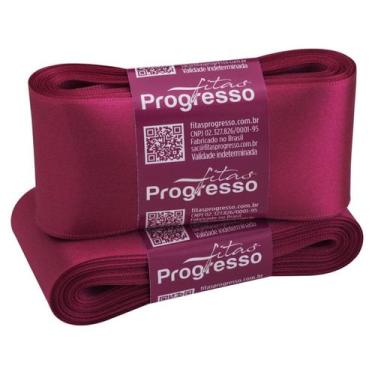 Imagem de Fita de Cetim Progresso 50mm - Nº 12 c/ 10 metros - Pink